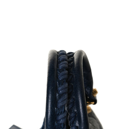 Balenciaga Agneau Giant 12 Gold Hardware Mini City Bleu Mineral 17 of 20
