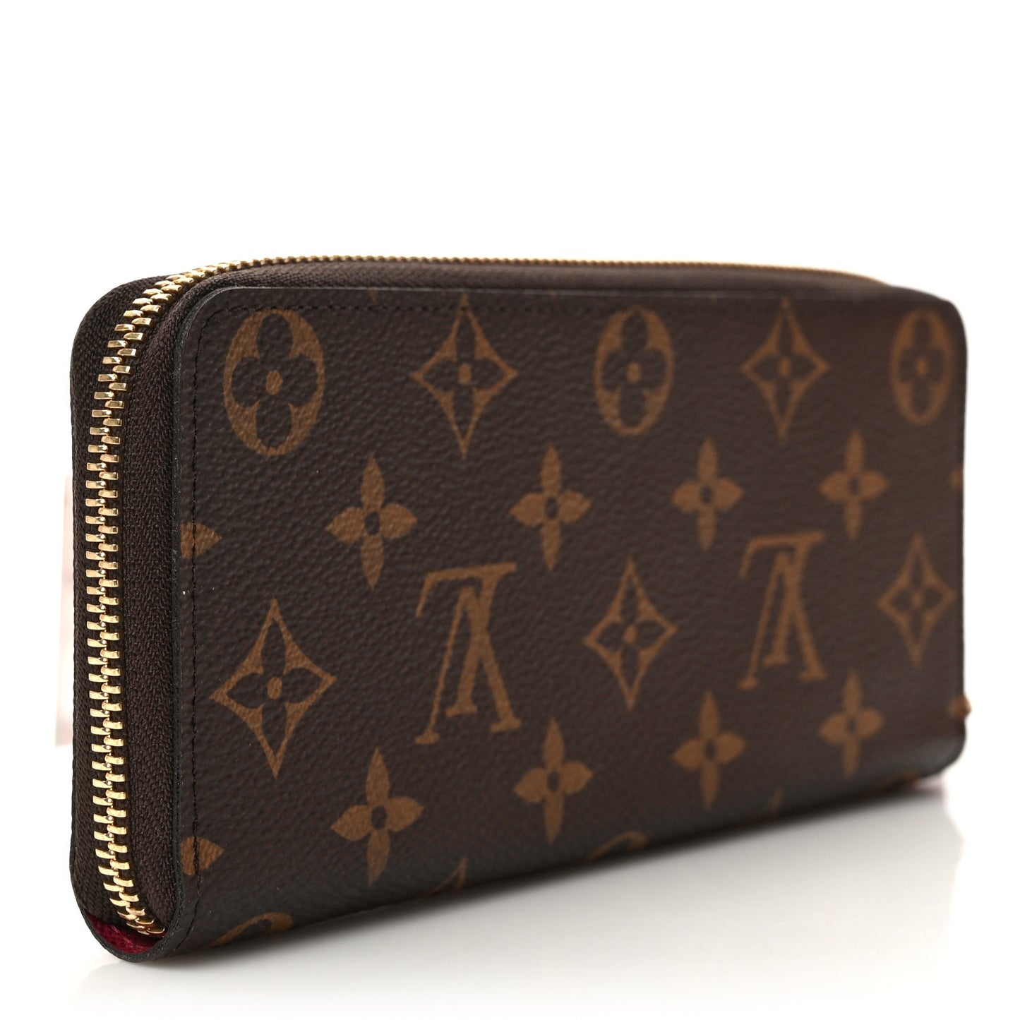 Monogram Clemence Wallet Fuchsia