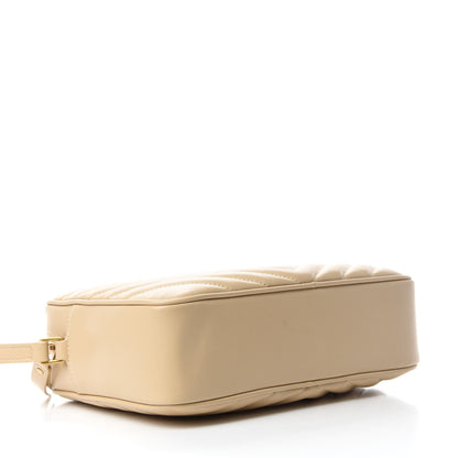Saint Laurent Calfskin Matelasse Monogram Lou Camera Bag New Powder 4 of 10