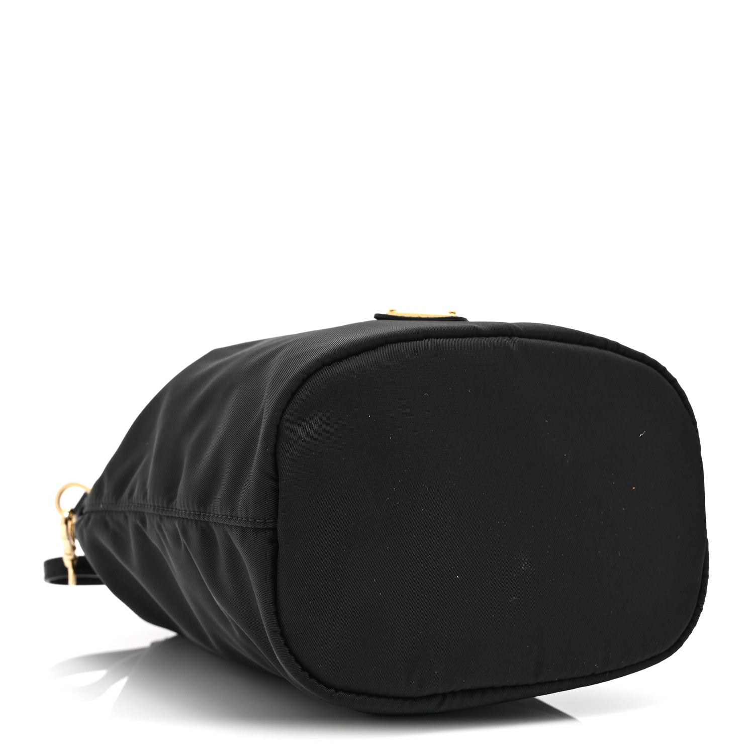 Prada Saffiano Tessuto Nylon Vela Bucket Wristlet Black 4 of 10