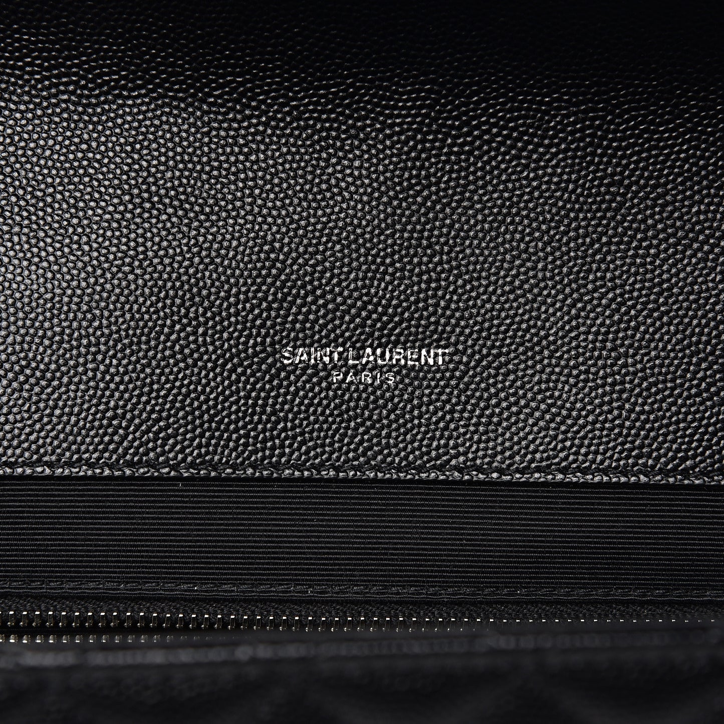 Grain De Poudre Large Tri-Quilt Monogram Satchel Black