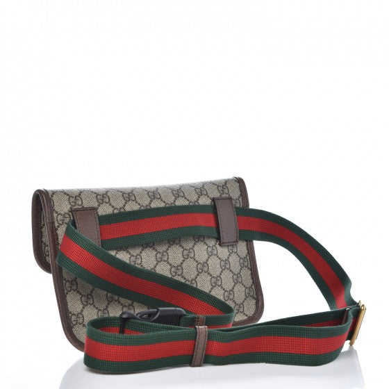 Gucci GG Supreme Monogram Neo Vintage Web Belt Bag Brown 3 of 11