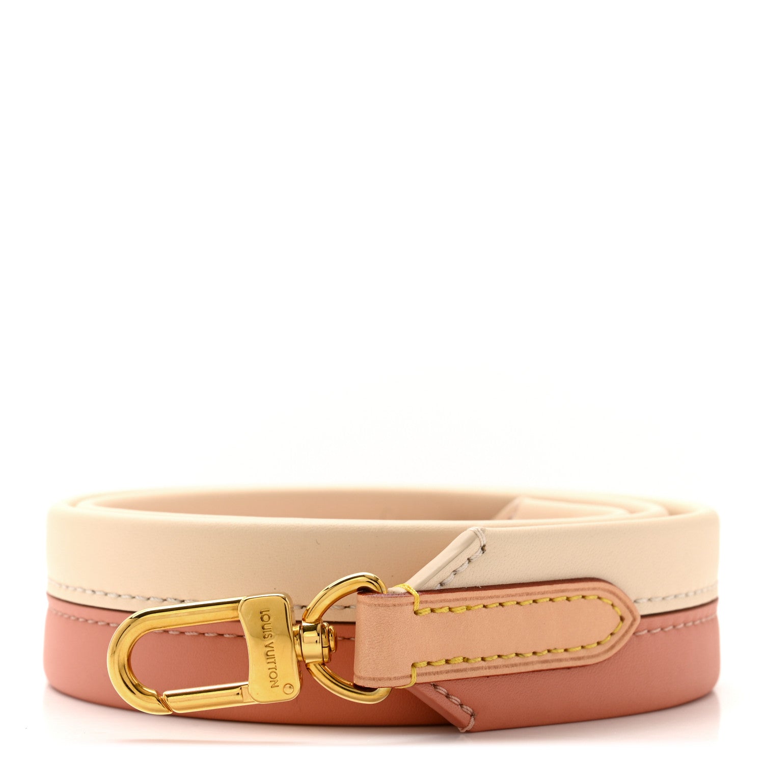 Louis Vuitton Calfskin Cluny BB Shoulder Strap Creme Vieux Rose 1 of 3