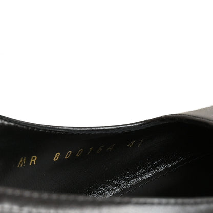 Saint Laurent Smooth Calfskin Jeanne 110 Slingback Pumps 41 Black 10 of 11
