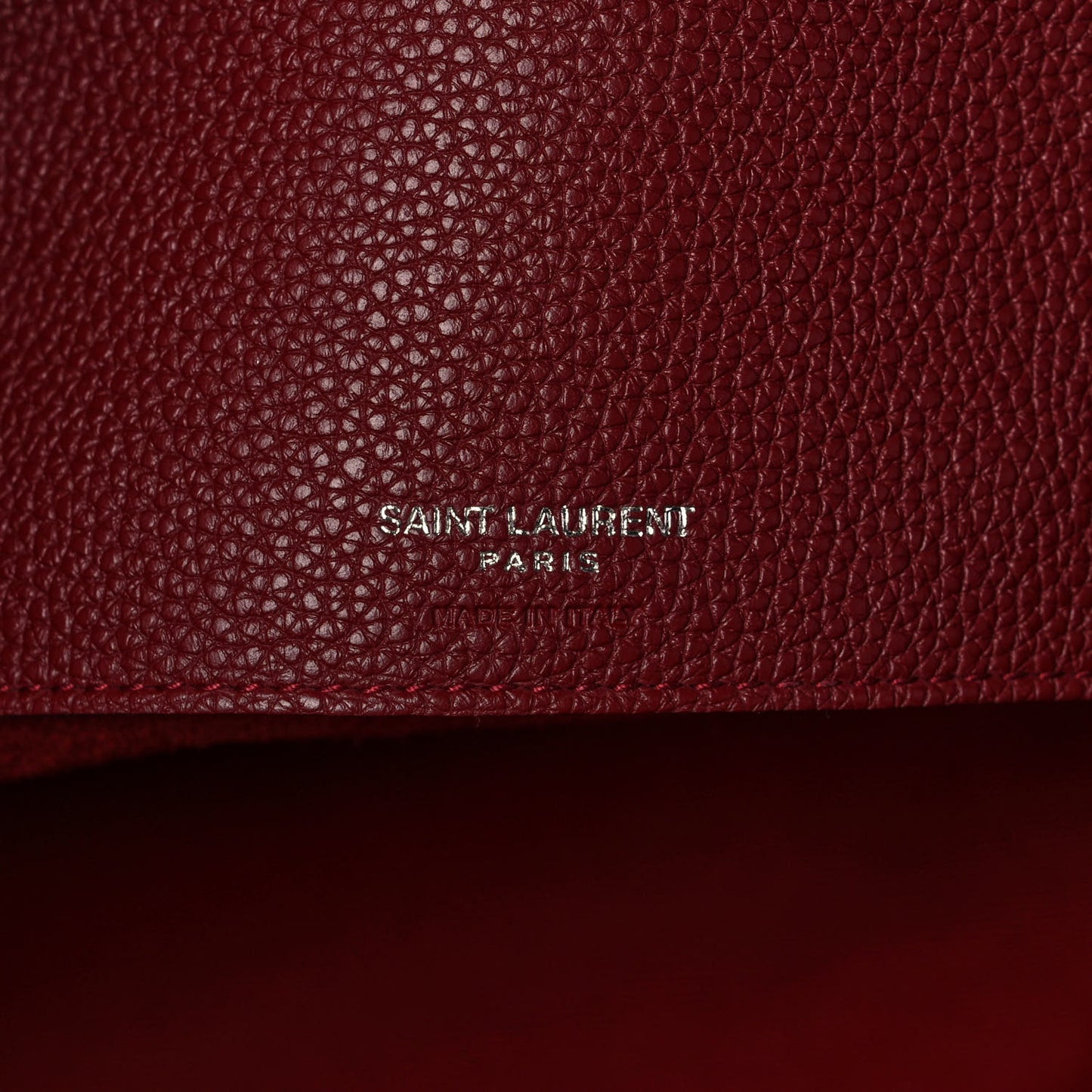 Grained Calfskin Small Supple Sac De Jour Dark Pallisandre