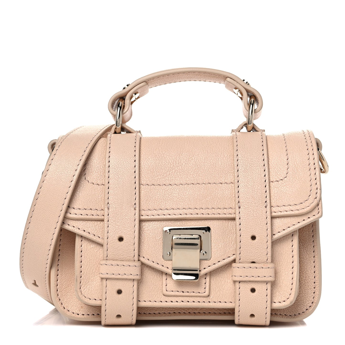 Lambskin Micro PS1 Satchel Light Apricot
