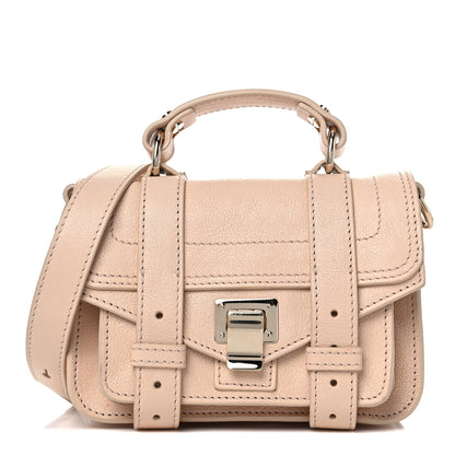 Proenza Schouler Lambskin Micro PS1 Satchel Light Apricot 1 of 14