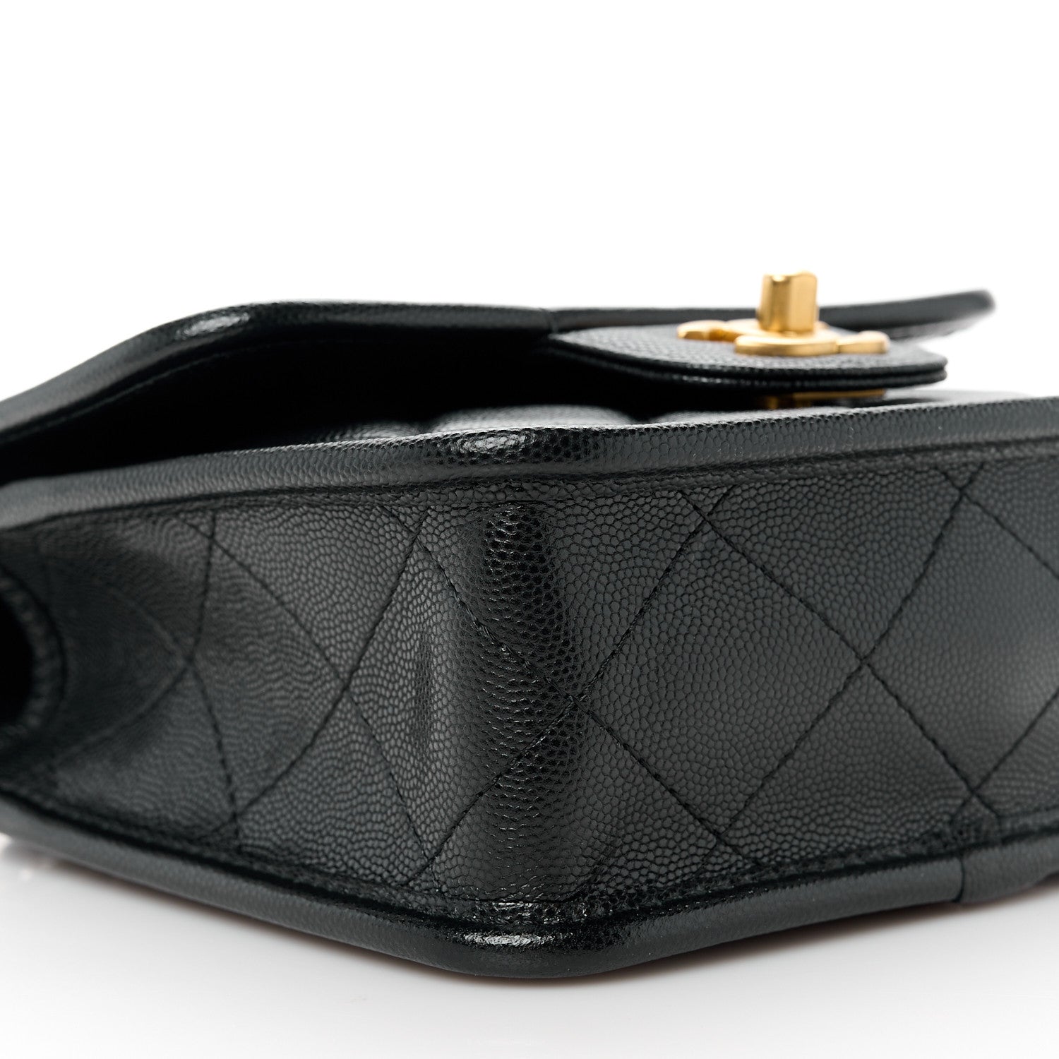 Chanel Caviar School Memory Mini Top Handle Flap Black 10 of 11