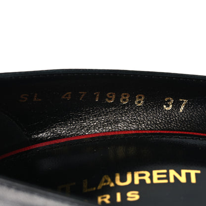 Saint Laurent Calfskin Zoe 105 Pumps 37 Black 7 of 9