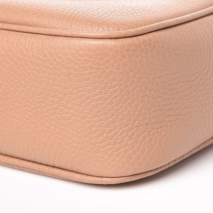 Gucci Pebbled Calfskin Small Soho Disco Bag Camelia 9 of 9
