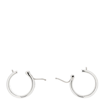 Tiffany Sterling Silver Wide 1837 Hoop Earrings 3 of 5