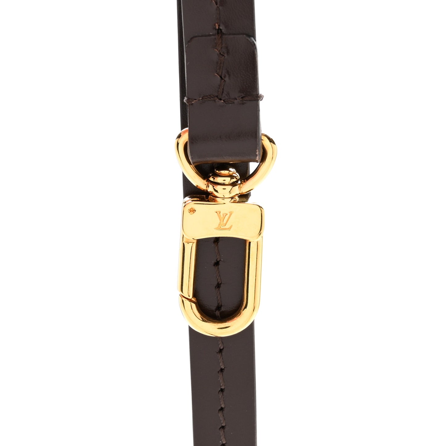 Calfskin Pochette Accessories Strap Brown