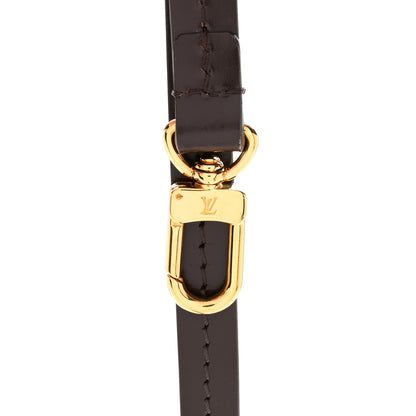 Louis Vuitton Calfskin Pochette Accessories Strap Brown 3 of 4