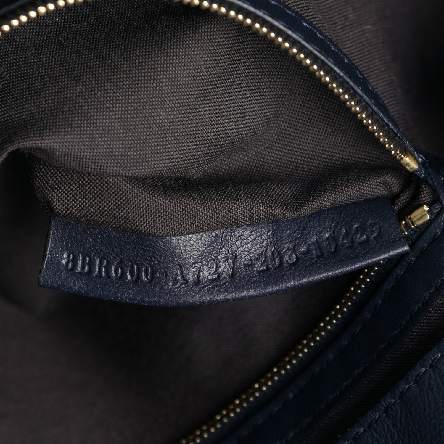 Fendi Nappa FF 1974 Embossed Baguette Midnight 7 of 9