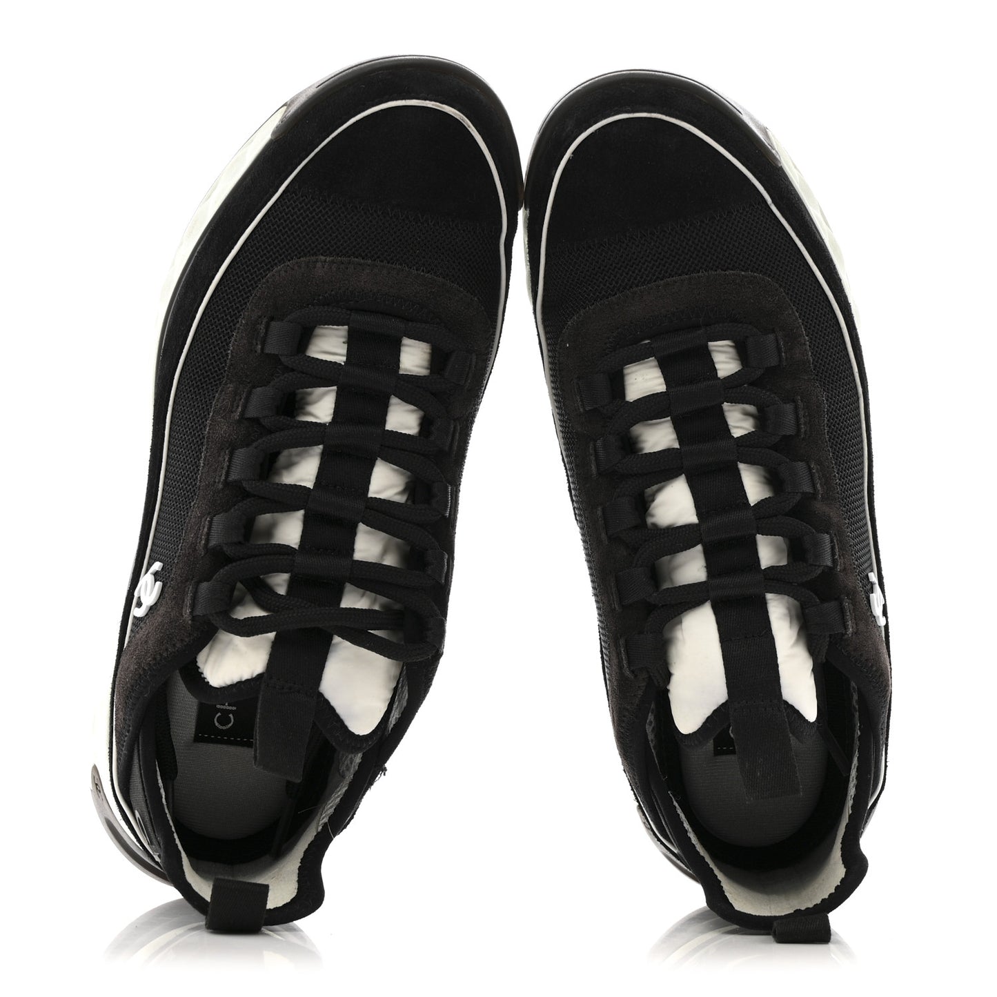 Fabric Suede CC Sneakers 40 Black Dark Grey