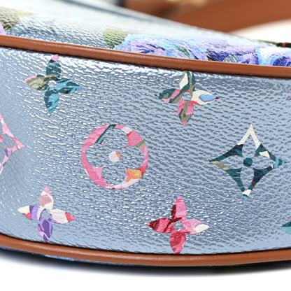 Louis Vuitton Metallic Monogram LV Garden Loop PM Blue 9 of 10