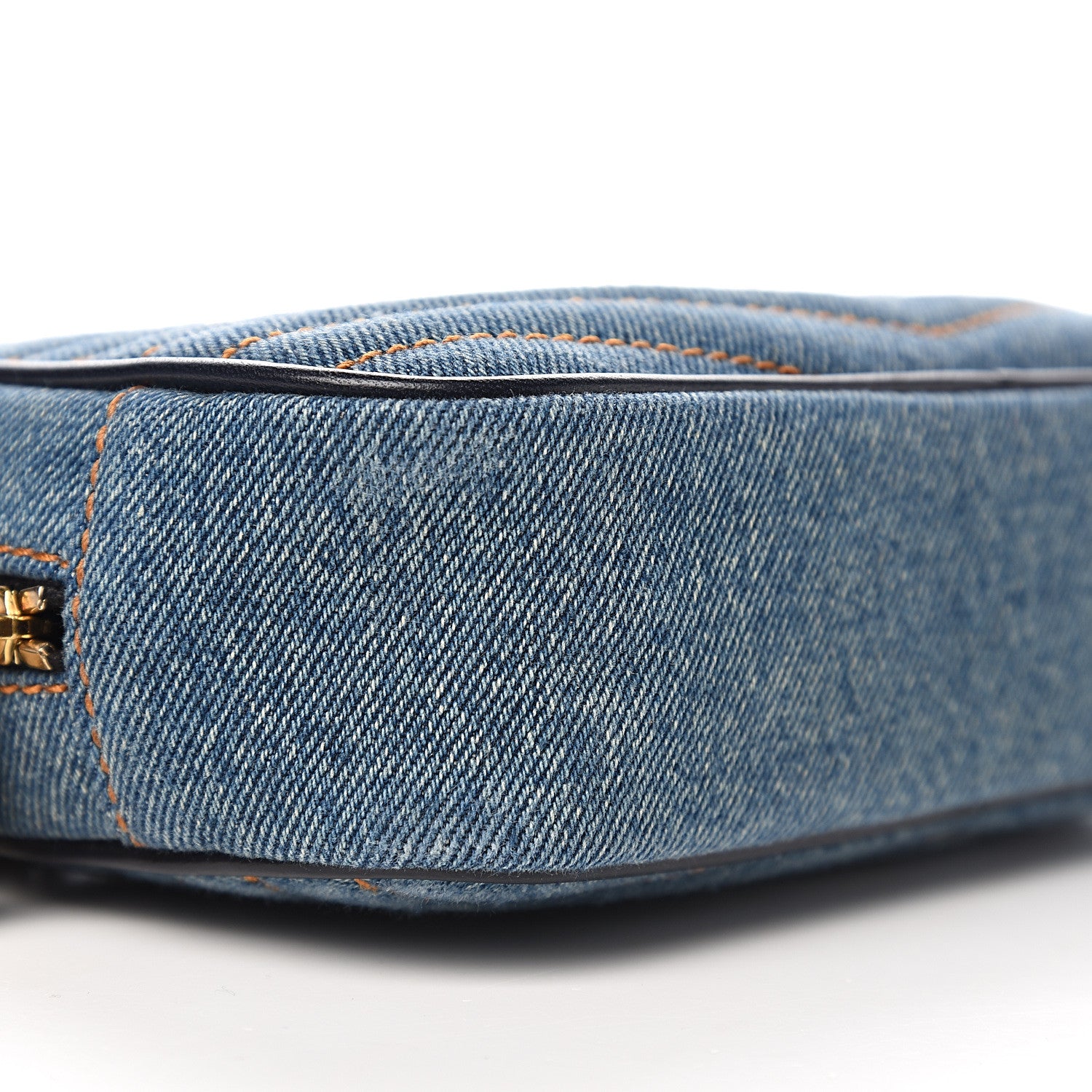 Saint Laurent Denim Matelasse Monogram Mini Lou Camera Bag California Blue 8 of 10
