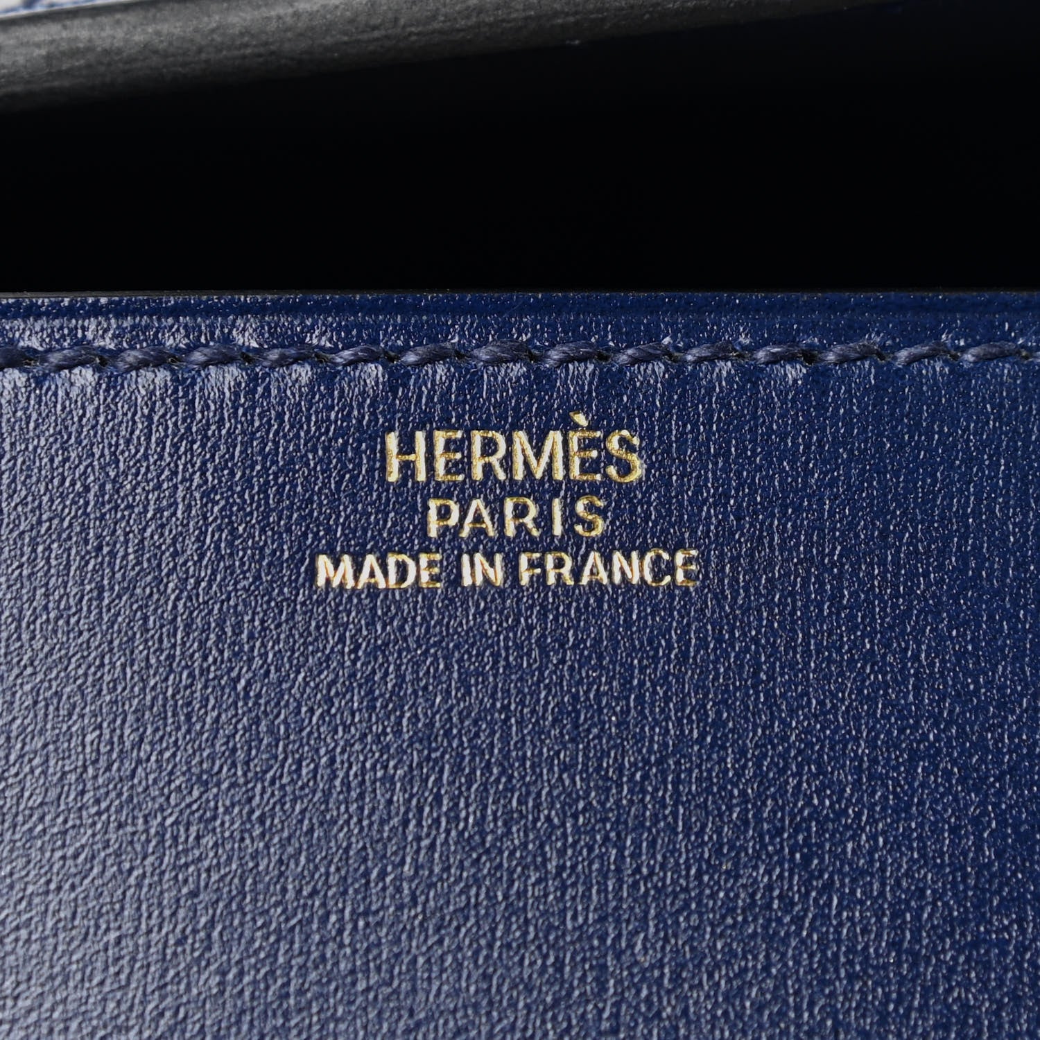 Hermes Box Medor 23 Clutch Bleu Saphir 6 of 8