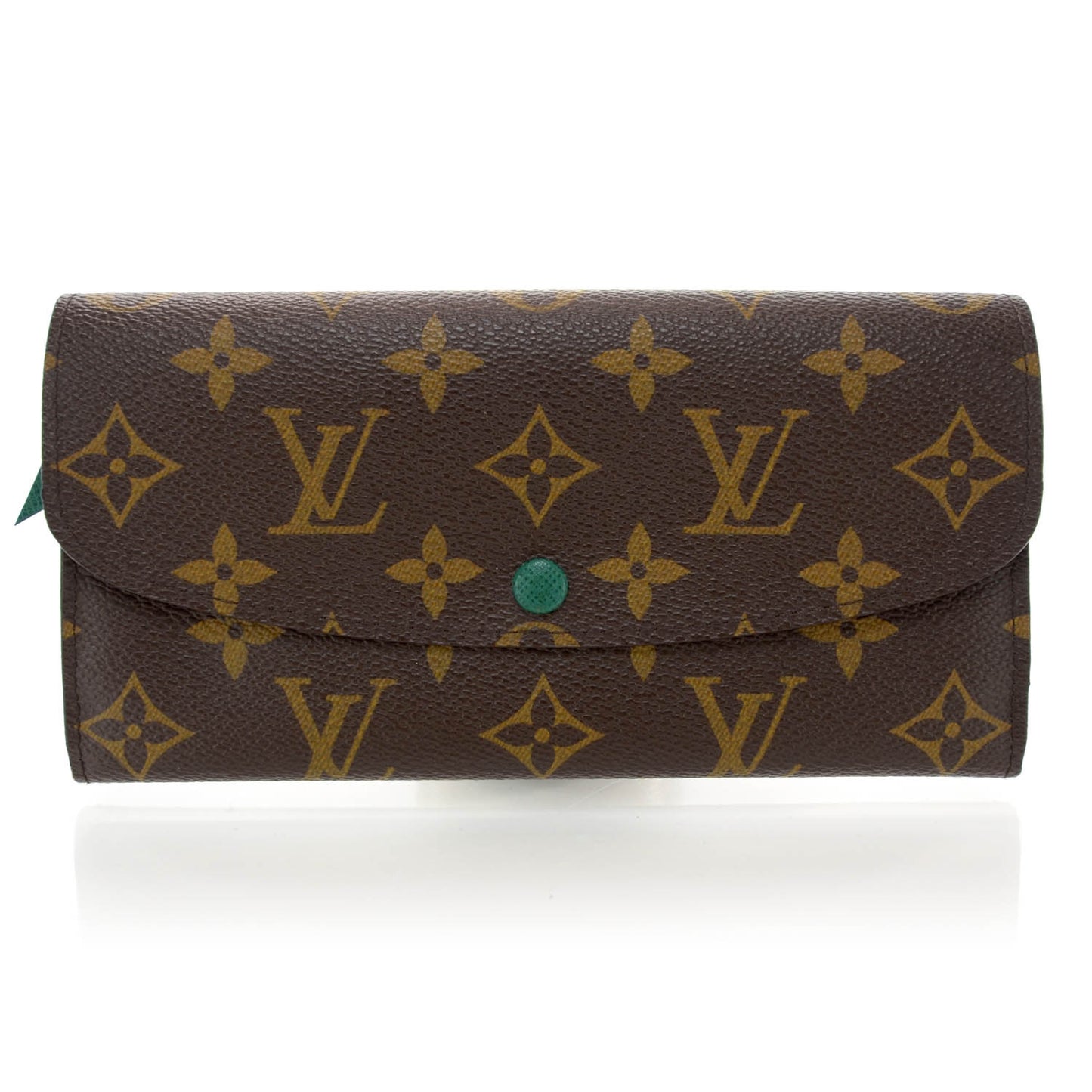 Monogram Emilie Wallet Green