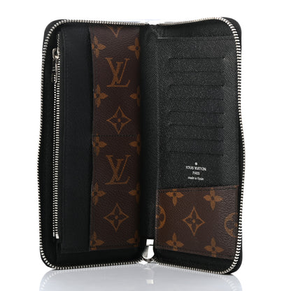 Louis Vuitton Monogram Macassar Vertical Zippy Wallet 5 of 6