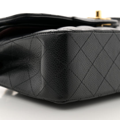 Chanel Caviar Quilted Small Double Flap Black 9 of 11