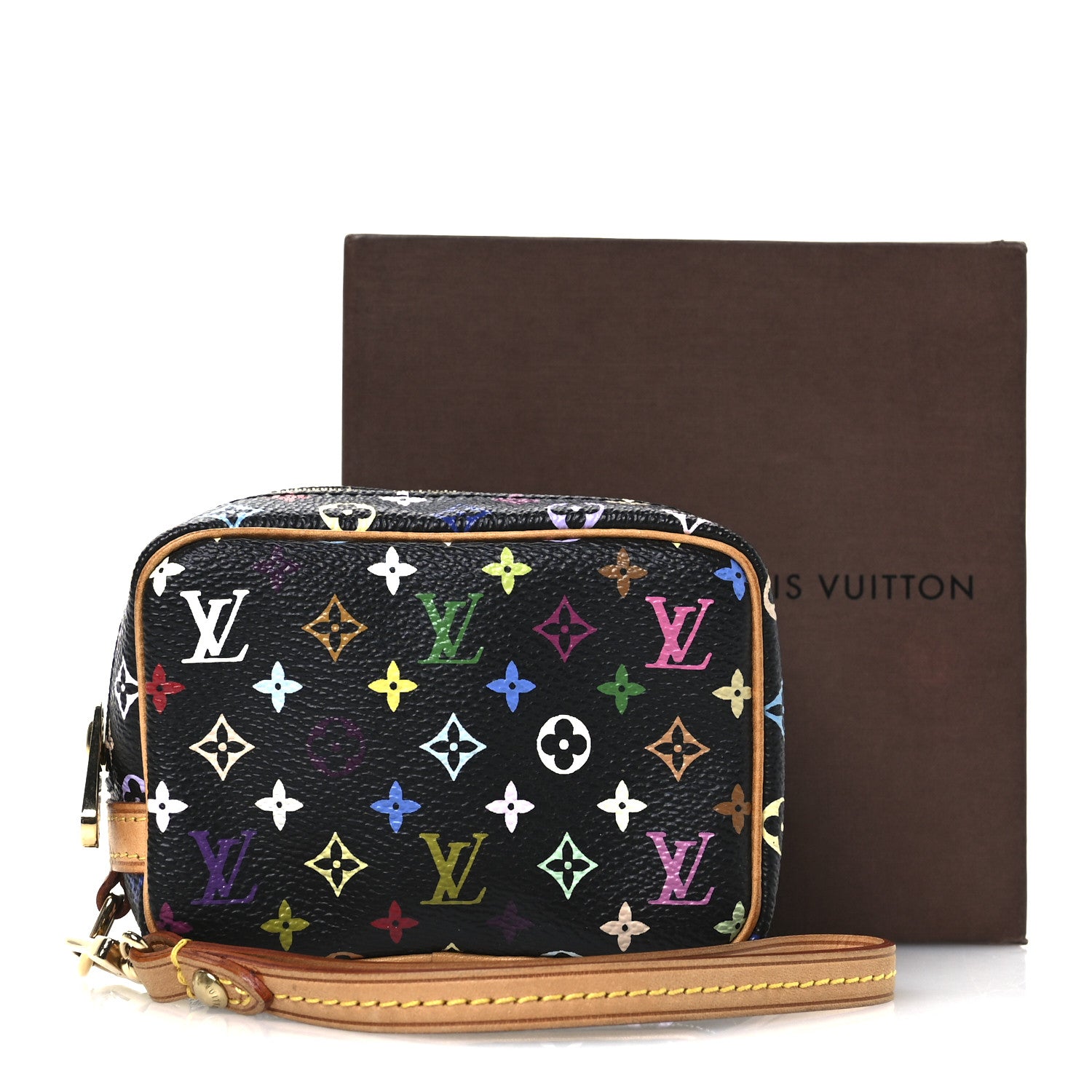 Louis Vuitton Monogram Multicolor Trousse Wapity Black 7 of 7
