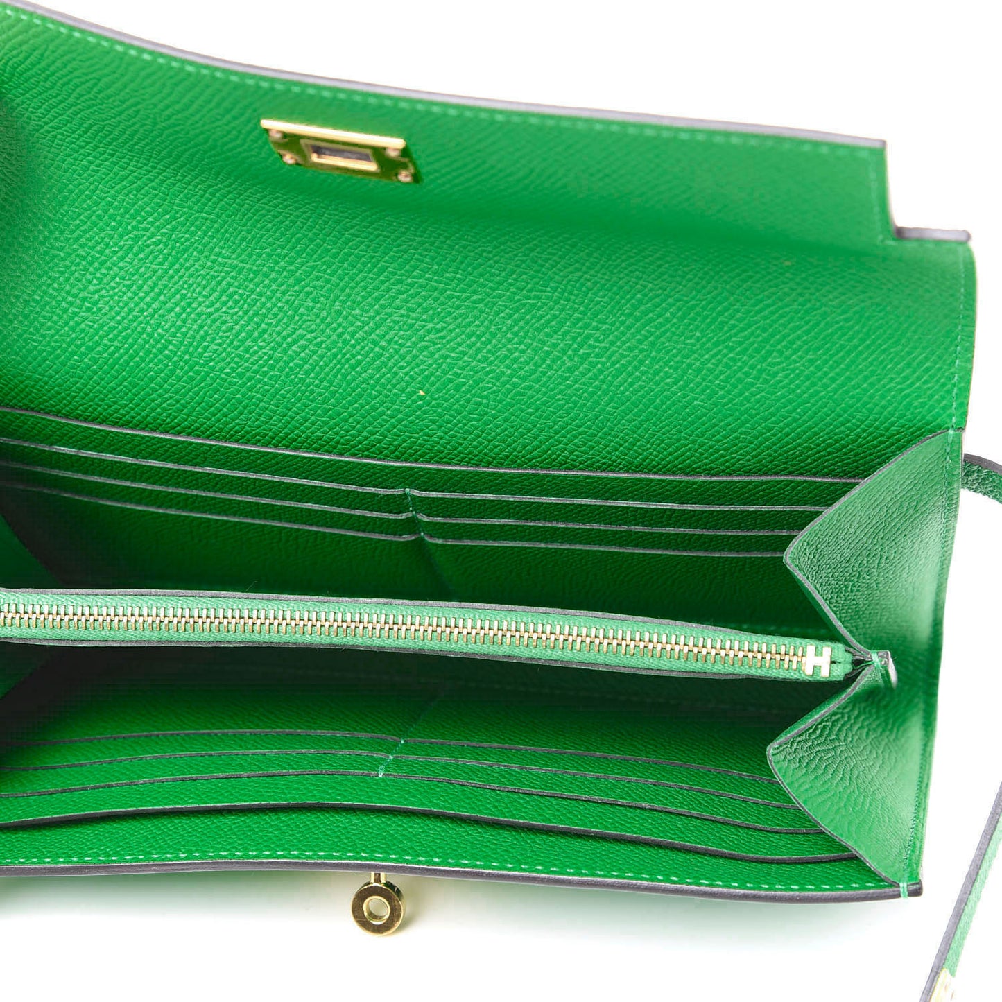 Epsom Kelly Longue Wallet Bambou