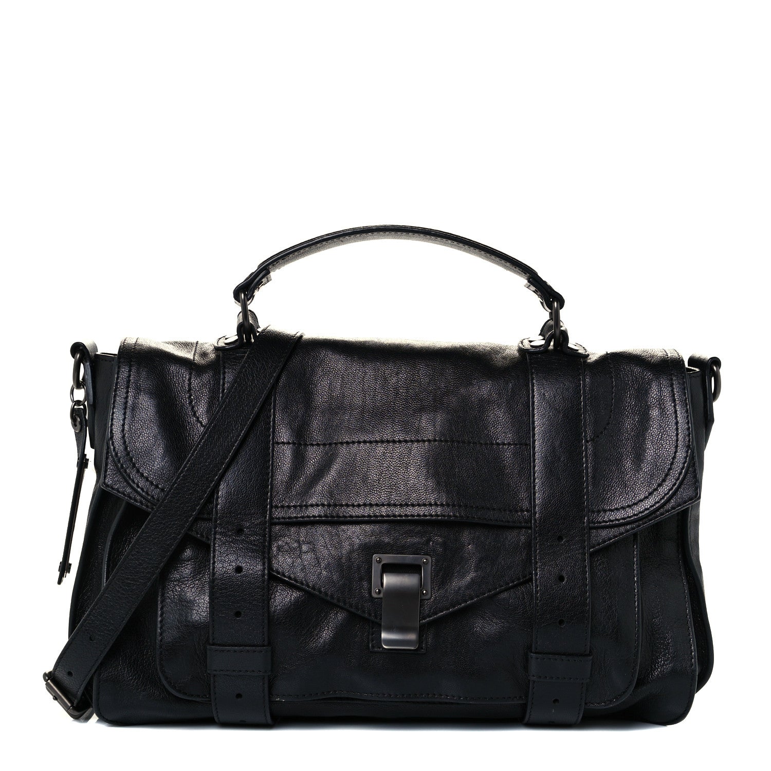 Proenza Schouler Lambskin Medium PS1 Satchel Black 1 of 10