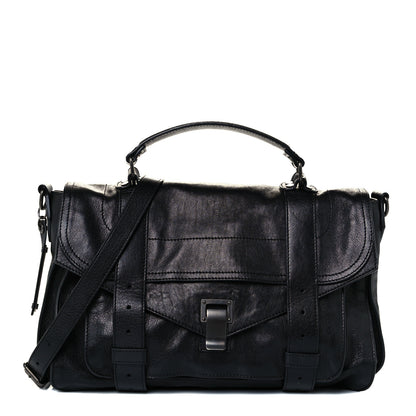 Proenza Schouler Lambskin Medium PS1 Satchel Black 1 of 10