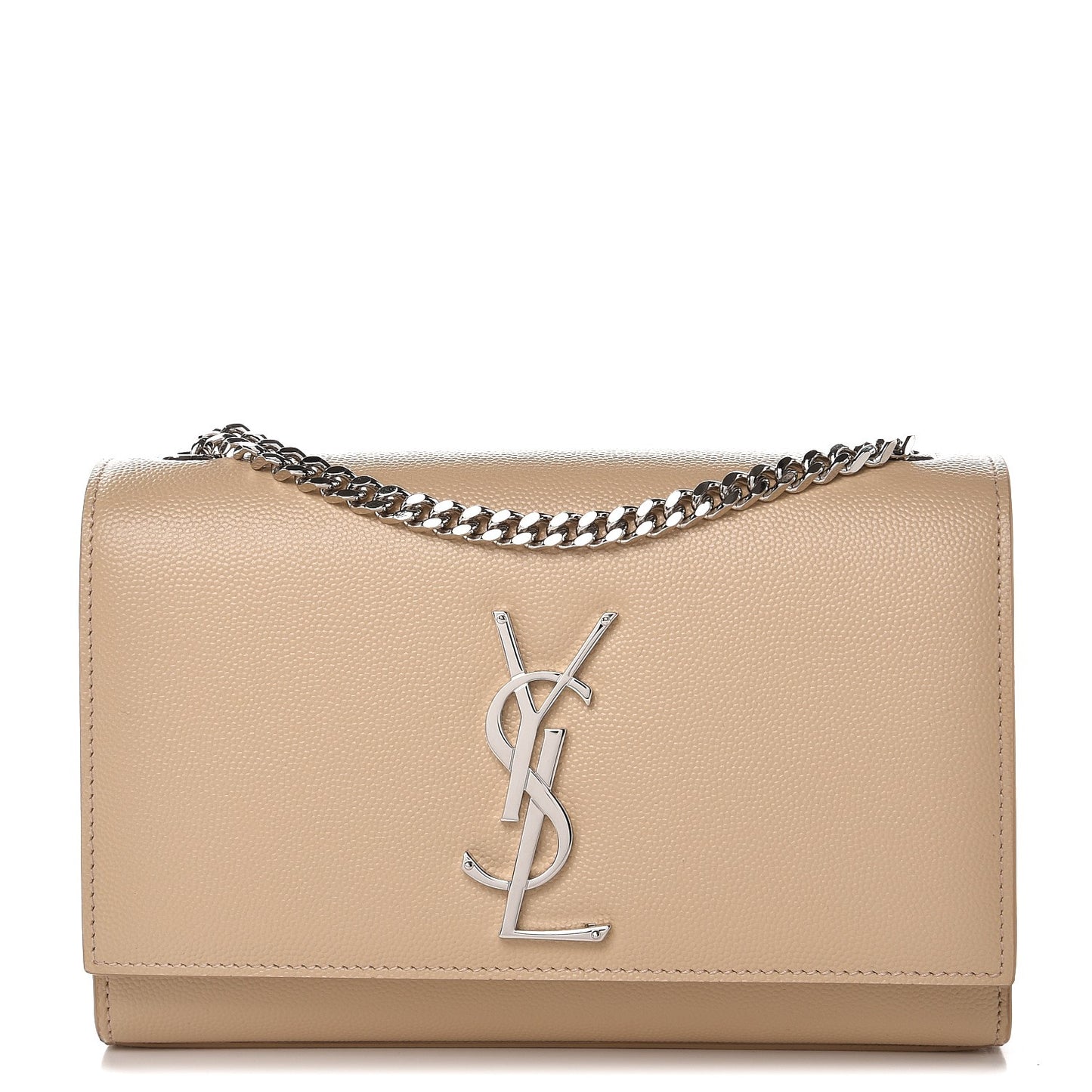 Grain De Poudre Small Monogram Kate Satchel Nude Powder