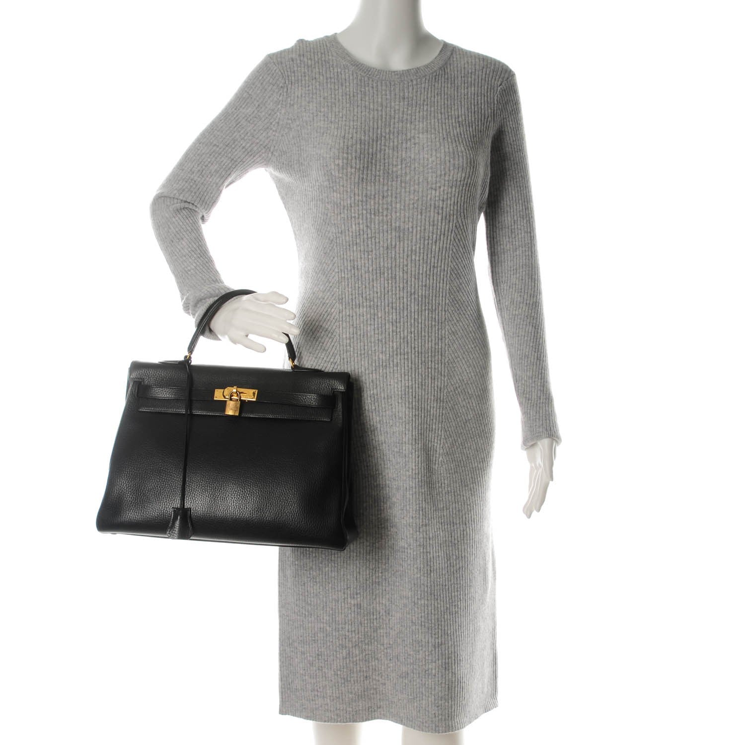 Hermes Ardennes Kelly Retourne 35 Black 2 of 20