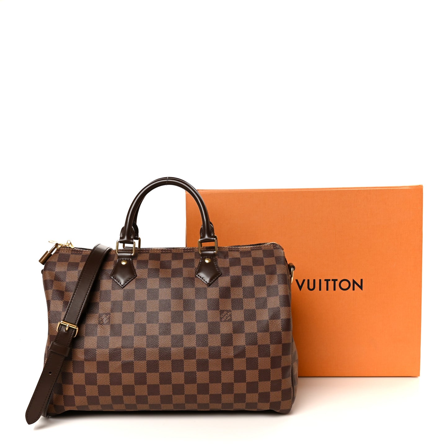 Damier Ebene Speedy Bandouliere 35