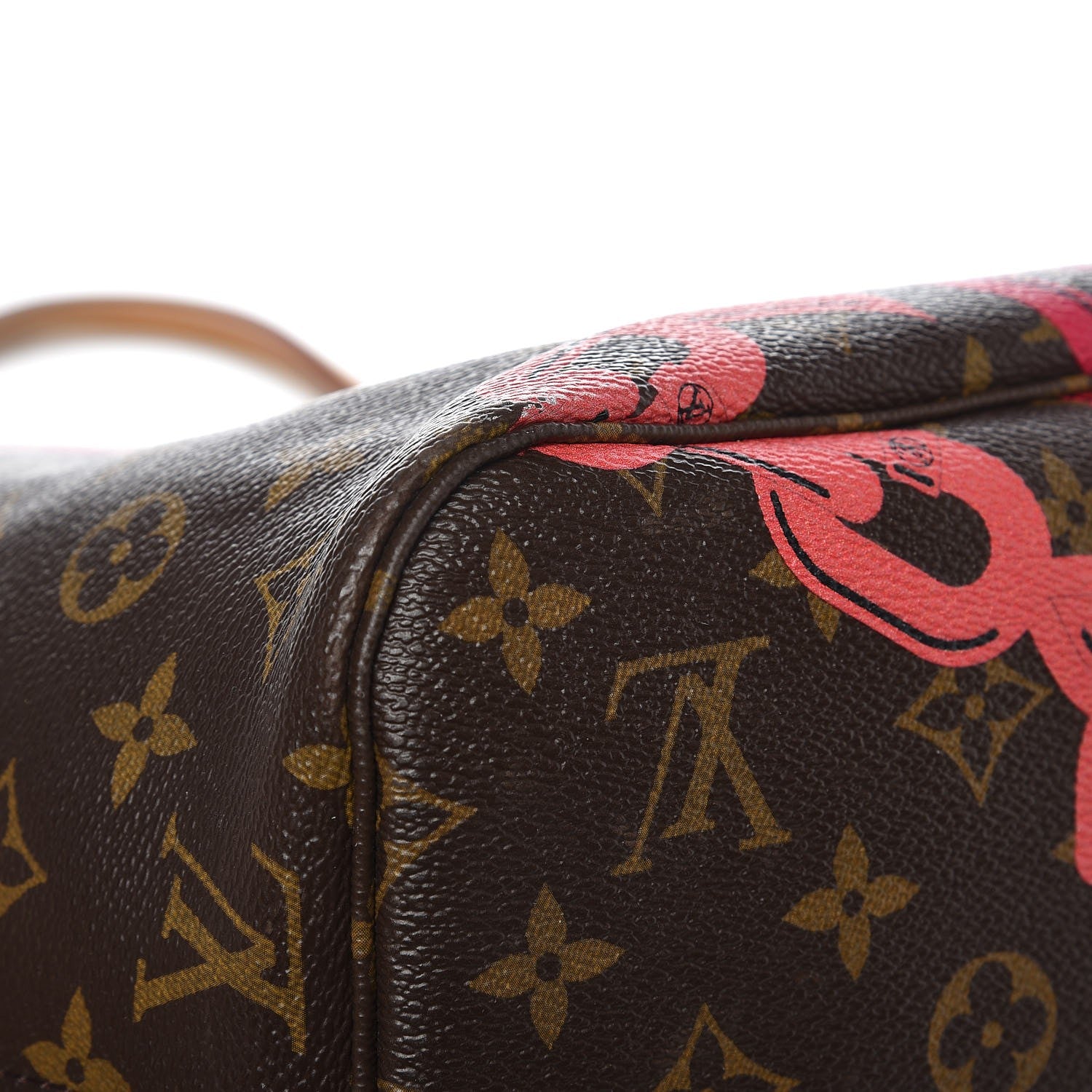 Louis Vuitton Monogram Bay Neverfull MM Rose Ballerine Poppy 13 of 16