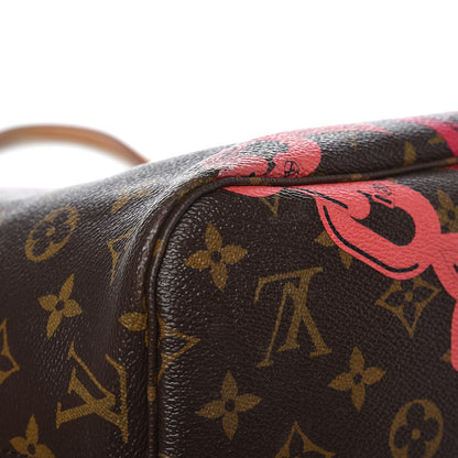 Louis Vuitton Monogram Bay Neverfull MM Rose Ballerine Poppy 13 of 16