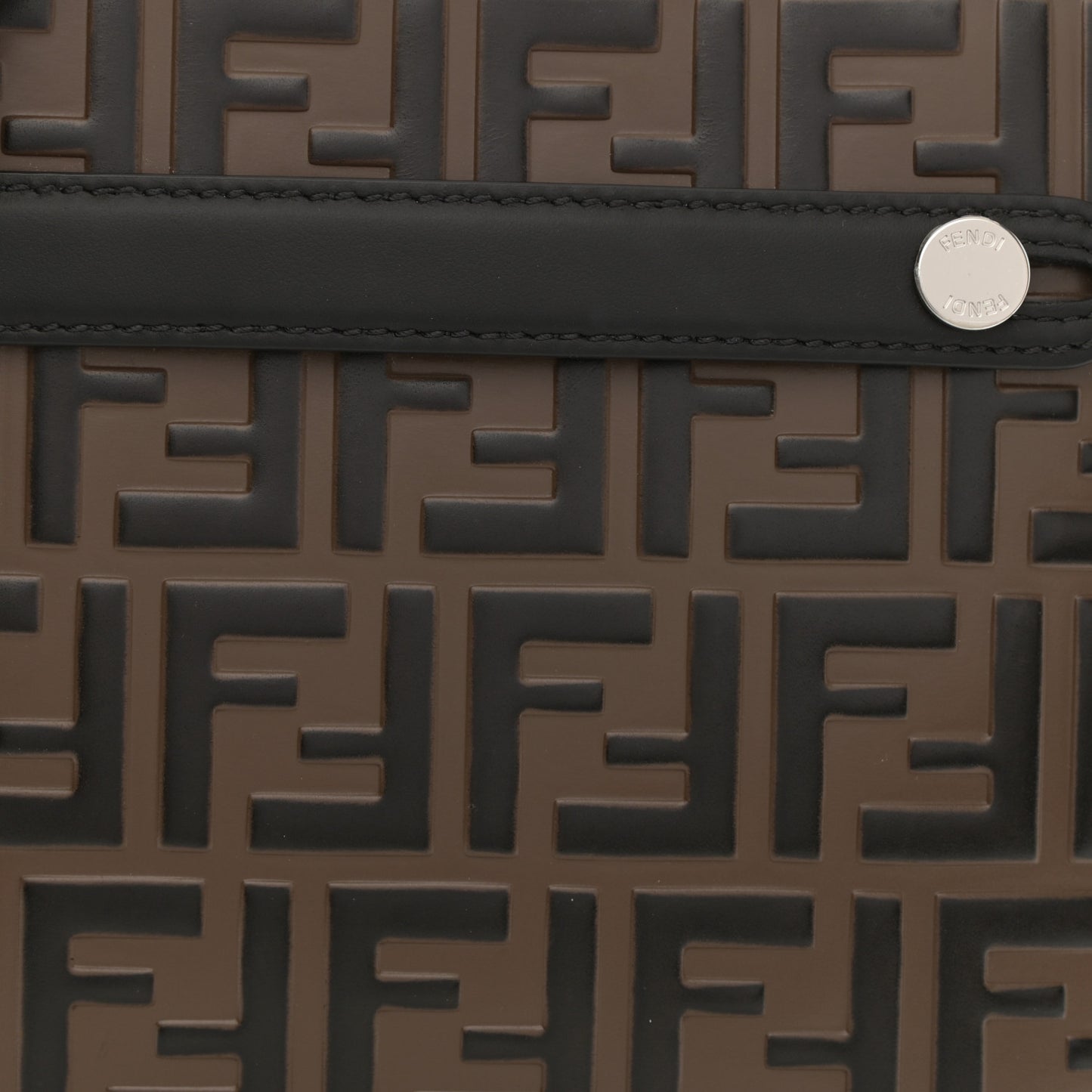 Vitello Century Bi-Color FF 1974 Embossed Messenger Maya Black