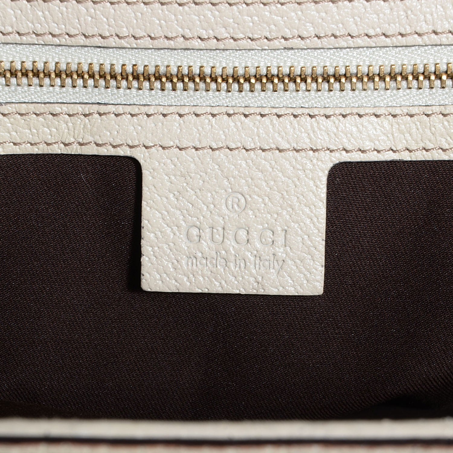 Gucci Monogram Treasure Boston Tote Off White 6 of 7