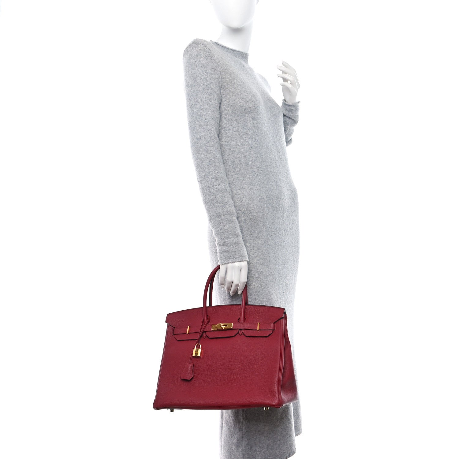 Hermes Togo Birkin 35 Rouge Grenat 2 of 11