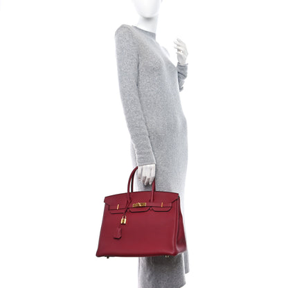 Hermes Togo Birkin 35 Rouge Grenat 2 of 11