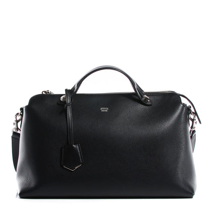 Fendi Vitello Dolce Large By The Way Boston Bag Black 1 of 9