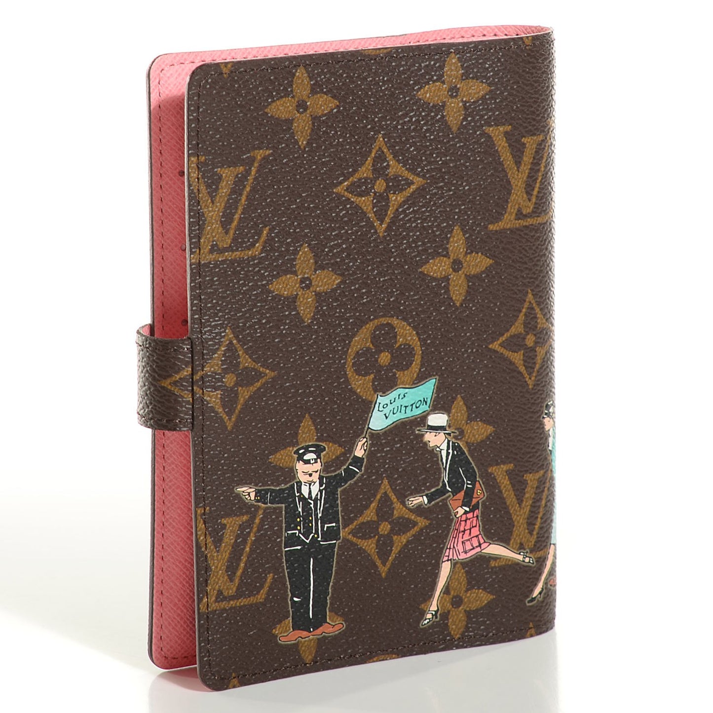 Monogram Illustre Small Ring Agenda Cover Rose