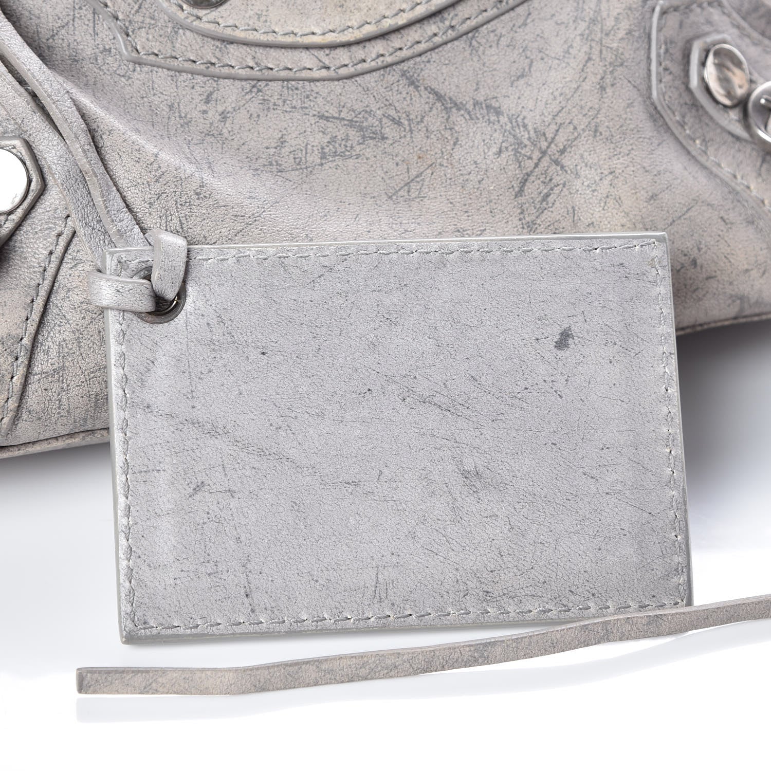 Balenciaga Agneau Mini Marble Hardware City Grey 12 of 12