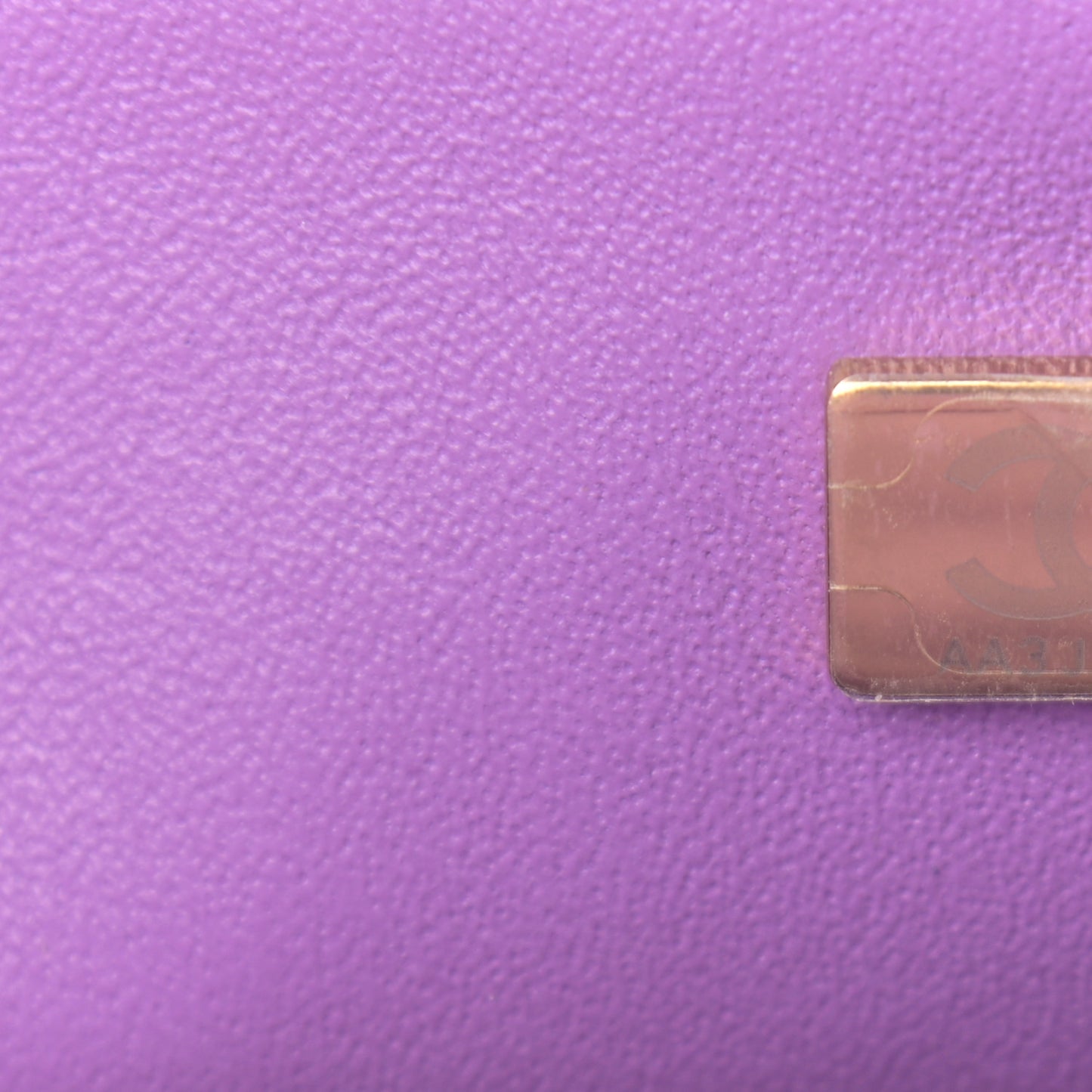 Tweed Quilted Mini Rectangular Flap Light Purple Pink Navy