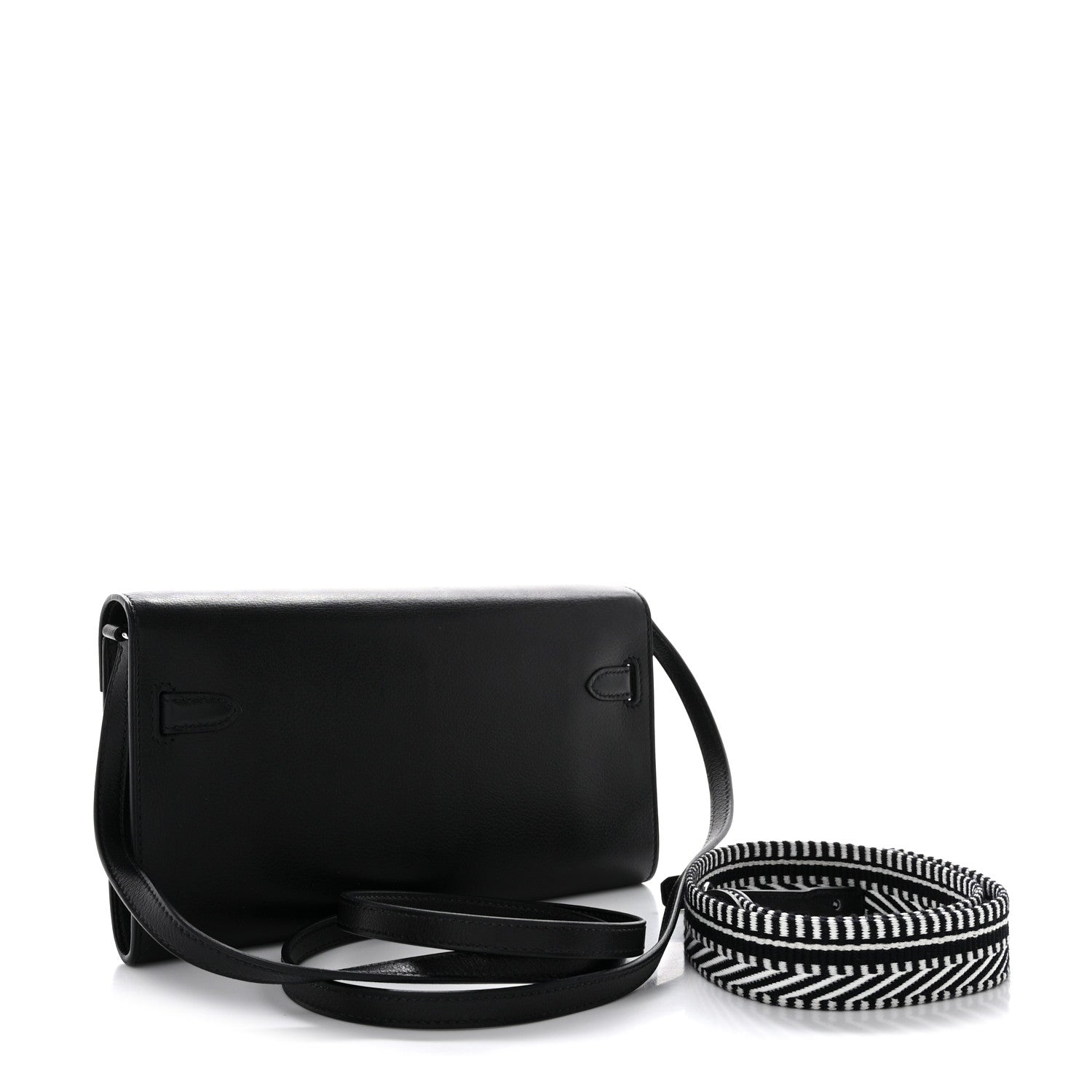 Hermes Evercolor Cavale Kelly Wallet To Go Black Multicolor 3 of 10