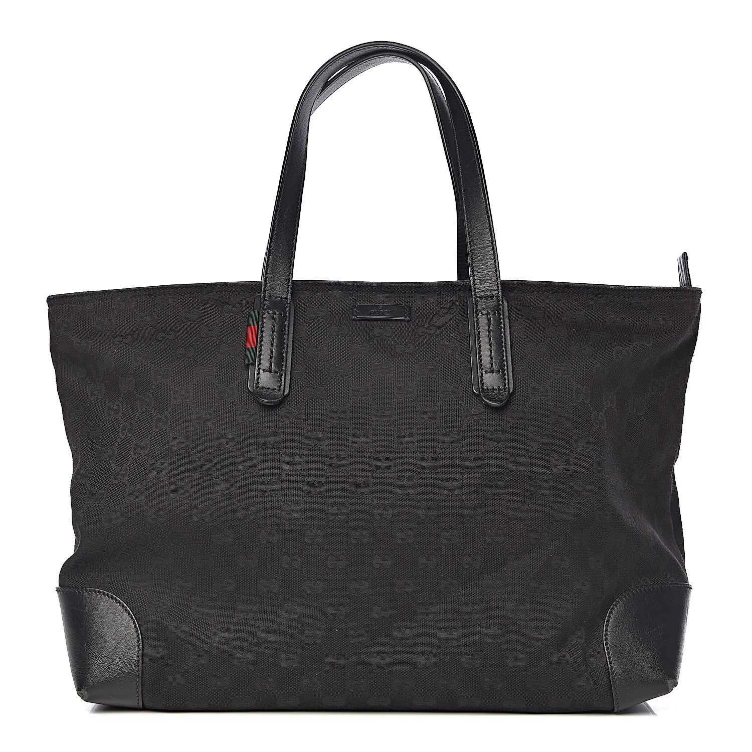 Gucci Monogram Large Original Tote Black 1 of 14