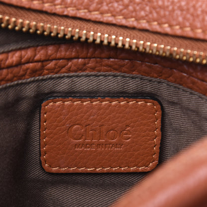 Chloe Calfskin Medium Marcie Satchel Tan 7 of 18