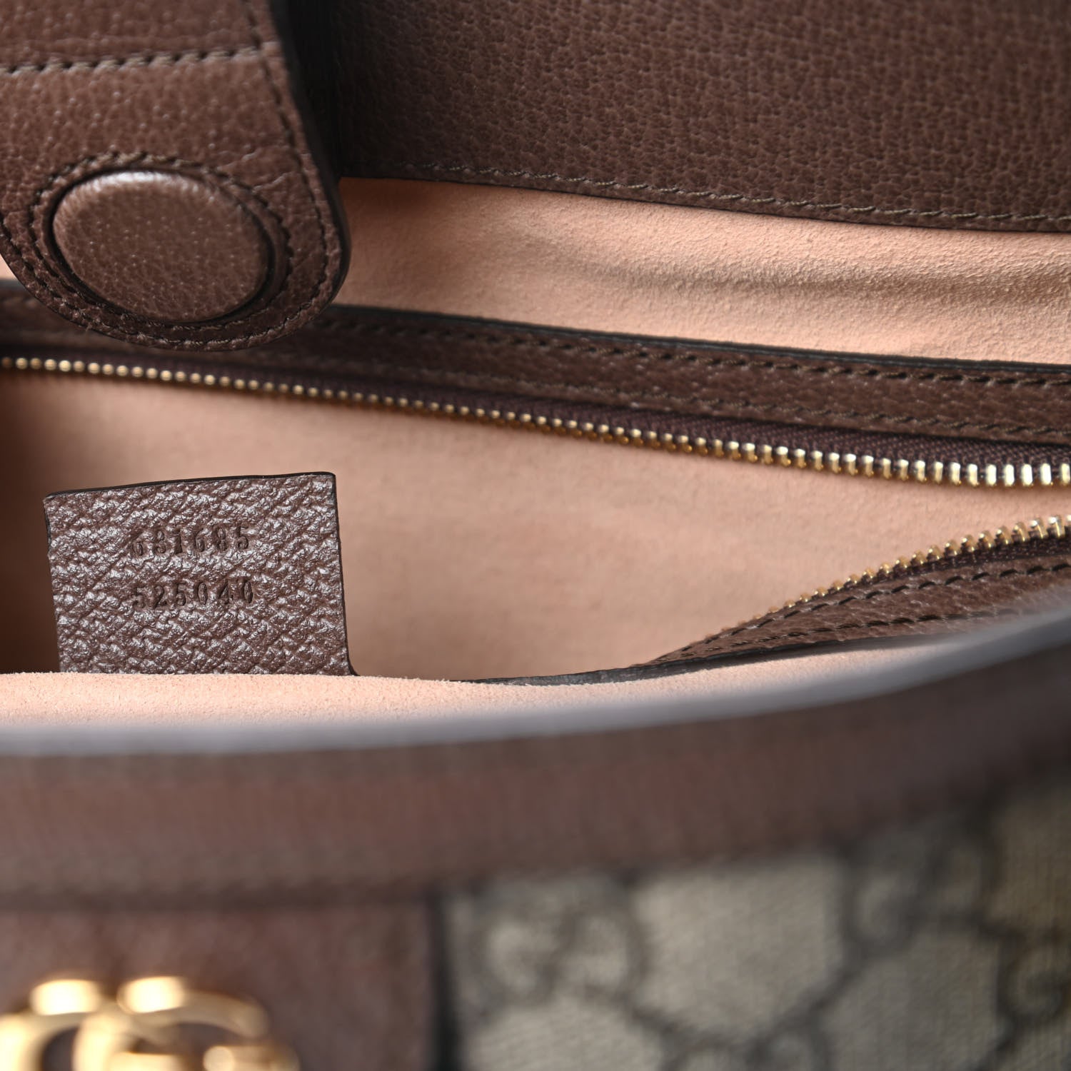 Gucci GG Supreme Monogram Medium Ophidia Shopping Tote Brown 9 of 10