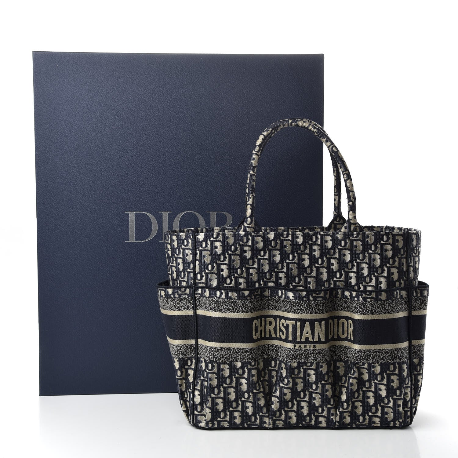 Christian Dior Oblique Catherine Tote Blue 11 of 11