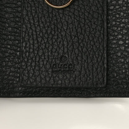 Gucci Dollar Calfskin GG Supreme Monogram GG Marmont 6 Key Holder Case Black Beige Ebony 6 of 7