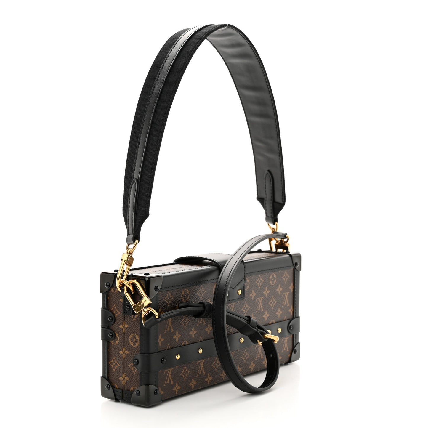 Monogram Petite Malle East West Black