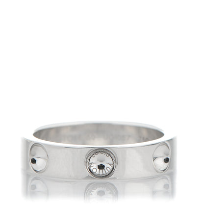 Louis Vuitton 18K White Gold Empreinte Ring with Case 60 9 1 of 9